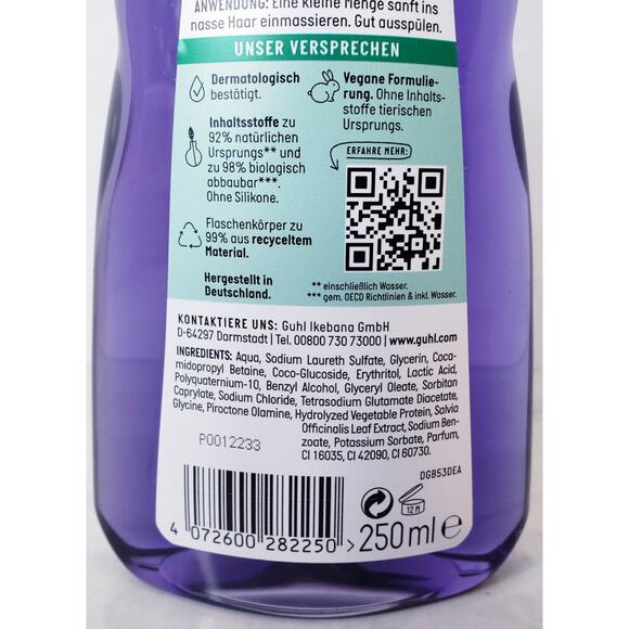 NEW GUHL Shampoo for Gray & Blonde Hair ~ 250 ml - Picture 4 of 7